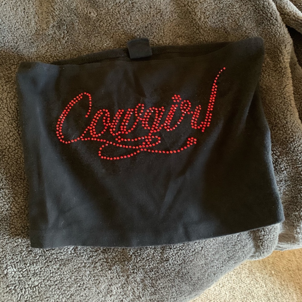 Rhinestone crop top